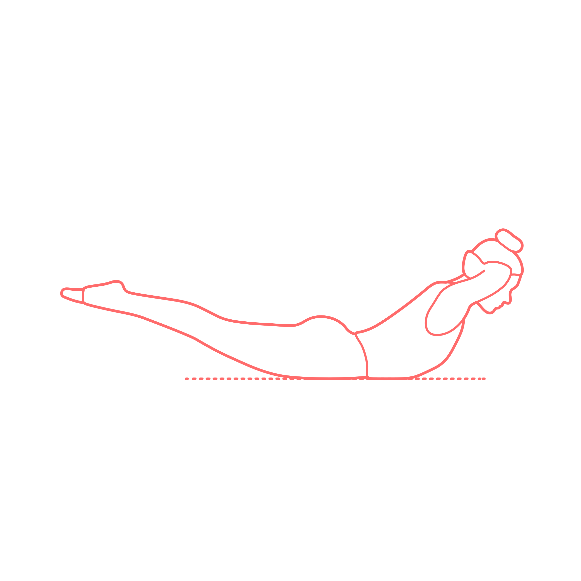 Humans Yoga Poses Crocodile Pose Contour Svg Vector Free Vectors